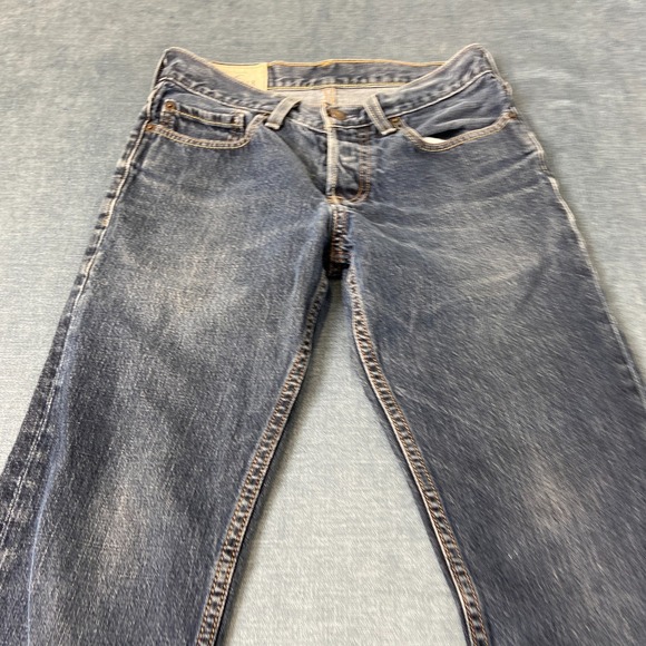 Hollister California Jeans Womens 28x30 Blue Denim Mid-Rise Slim Straight Leg - Picture 10 of 16